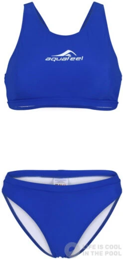 Aquafeel Racerback Girls Royal Blue