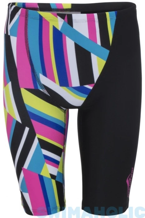 Aquafeel Stripe Confusion Jammer Boys Black/Multi 3 Aquafeel Stripe Confusion Jammer Boys Black/Multi