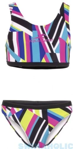 Aquafeel Stripe Confusion Racerback Girls Multi