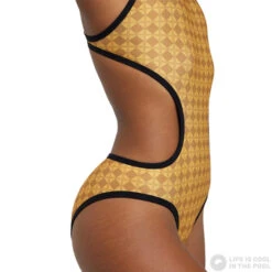 Arena 50th Gold Swimsuit Tech One Back Gold Multi/Black -Swimming Equipment Store arena 50th gold swimsuit tech one back gold multi black original 5
