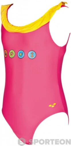 Arena AWT Krowncaps KG One Piece Fresia Rose/Lily Yellow