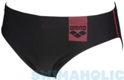 Arena Basics Brief Black/Fluo Red