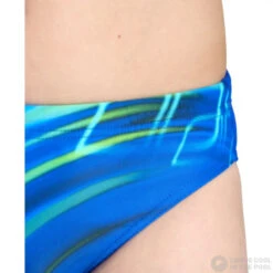 Arena Boys Shading Swim Brief Neon Blue 10 Arena Boys Shading Swim Brief Neon Blue -Swimming Equipment Store arena boys shading swim brief neon blue original 3