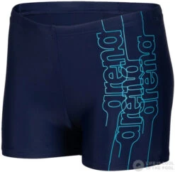 Arena Boys Swim Short Graphic Navy/Martinica