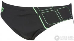 Arena Essentials Brief Black/Golf Green