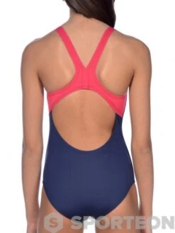 Arena Essentials Swim Pro Back One Piece Junior Navy/Freak Rose -Swimming Equipment Store arena essentials swim pro back one piece junior navy freak rose original 4