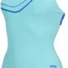 Arena Essentials Swim Pro Back One Piece Mint/Neon Blue -Swimming Equipment Store arena essentials swim pro back one piece mint neon blue original