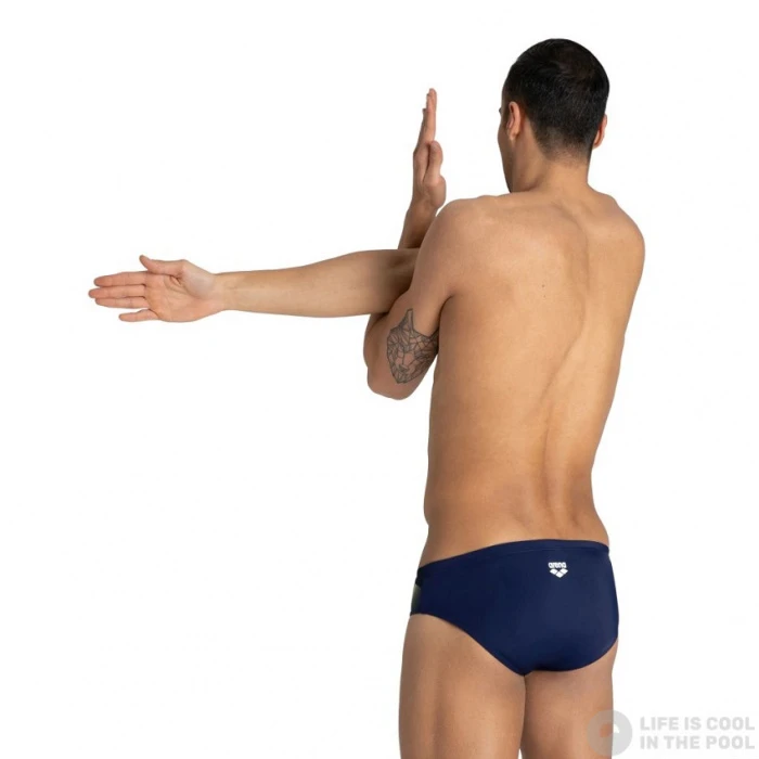 Arena Flashing Lights Brief Navy/Green Multi 5 Arena Flashing Lights Brief Navy/Green Multi - Image 3