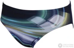 Arena Flashing Lights Brief Navy/Green Multi