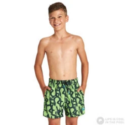 Swimming Equipment Store -Swimming Equipment Store arena fundamentals allover boxer junior soft green multi original 1