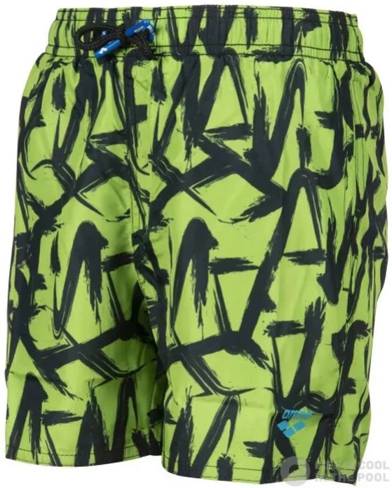 Arena Fundamentals Allover Boxer Junior Soft Green/Multi