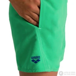 Arena Fundamentals Arena Logo Boxer Junior Golf Green/Royal/White -Swimming Equipment Store arena fundamentals arena logo boxer junior golf green royal white original 4