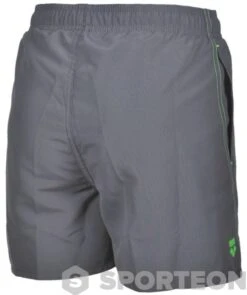 Arena Fundamentals Arena Logo Boxer Junior Grey/Green -Swimming Equipment Store arena fundamentals arena logo boxer junior grey green original 3