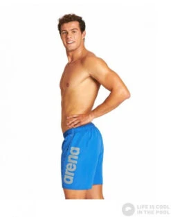 Arena Fundamentals Arena Logo Boxer Royal/Soft Green/White -Swimming Equipment Store arena fundamentals arena logo boxer royal soft green white original 2