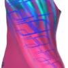 Arena Girls Shading Swimsuit Swim Pro Back Freak Rose/Neon Blue -Swimming Equipment Store arena girls shading swimsuit swim pro back freak rose neon blue original