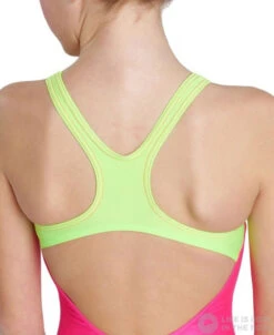 Arena Girls Swimsuit Swim Pro Back Logo Freak Rose/Soft Green 11 Arena Girls Swimsuit Swim Pro Back Logo Freak Rose/Soft Green -Swimming Equipment Store arena girls swimsuit swim pro back logo freak rose soft green original 4