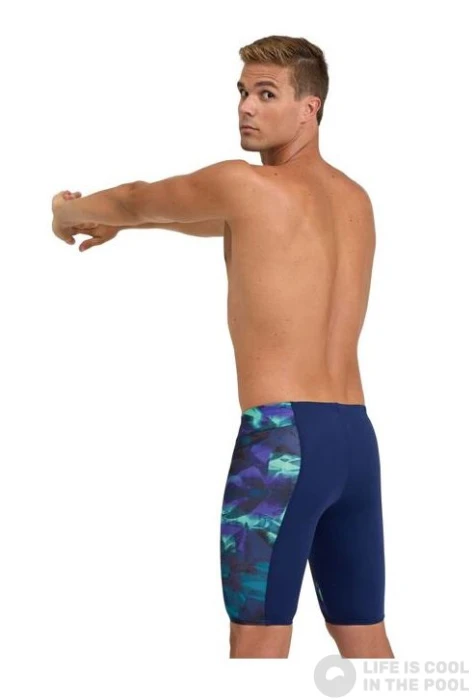 Arena Hero Camo Swim Jammer Green Lake/Multi 5 Arena Hero Camo Swim Jammer Green Lake/Multi - Image 3