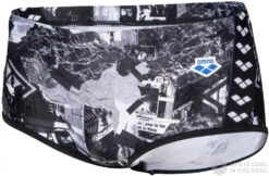 Arena Icons Swim Low Waist Short Allover Black/Multi
