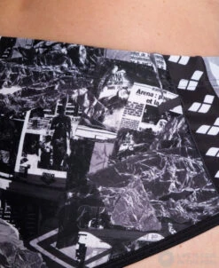 Arena Icons Swim Low Waist Short Allover Black/Multi -Swimming Equipment Store arena icons swim low waist short allover black multi original 4