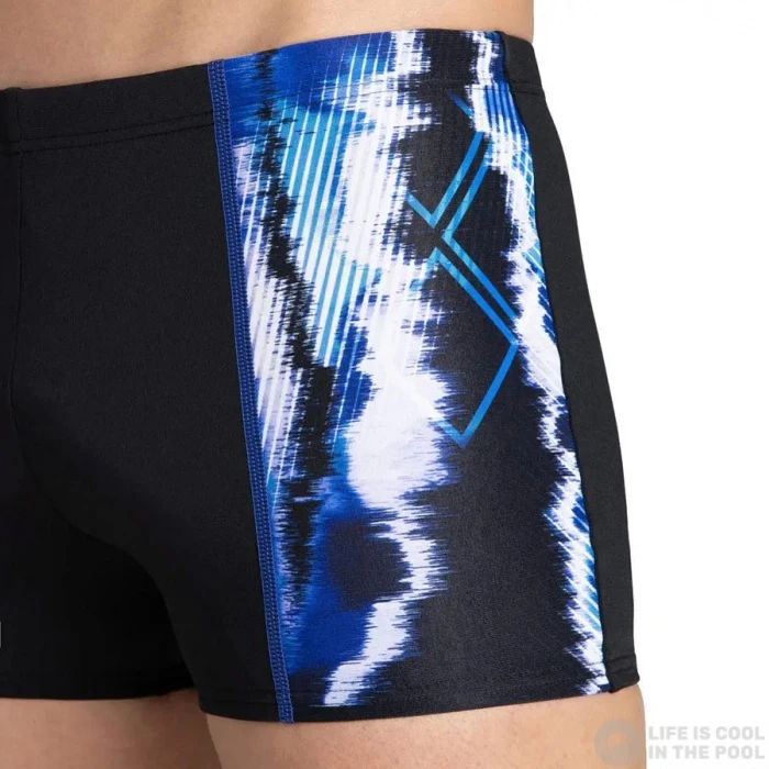 Arena Infinite Stripe Short Black/Neon Blue/Multi 6 Arena Infinite Stripe Short Black/Neon Blue/Multi - Image 4