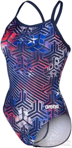 Arena Kikko Pro Swimsuit Lightdrop Back US Flag