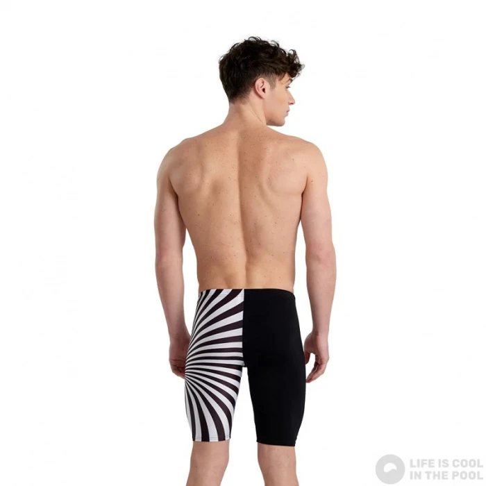 Arena Men Crazy Swim Jammer Placement Black/Multi 6 Arena Men Crazy Swim Jammer Placement Black/Multi - Image 4
