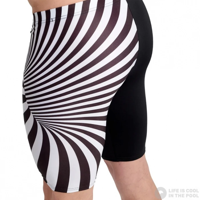 Arena Men Crazy Swim Jammer Placement Black/Multi 7 Arena Men Crazy Swim Jammer Placement Black/Multi - Image 5