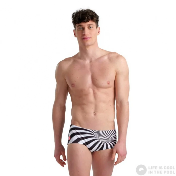 Arena Men Crazy Swim Low Waist Short Placement Black/Multi 4 Arena Men Crazy Swim Low Waist Short Placement Black/Multi - Image 2