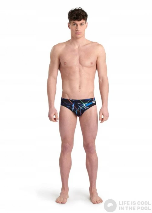 Arena Men Swim Brief Allover Black/Multi 4 Arena Men Swim Brief Allover Black/Multi - Image 2