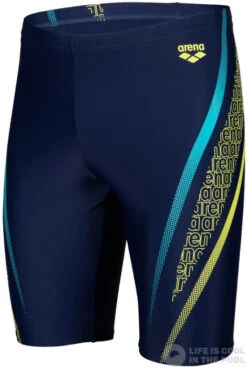 Arena Men Swim Jammer Graphic Navy