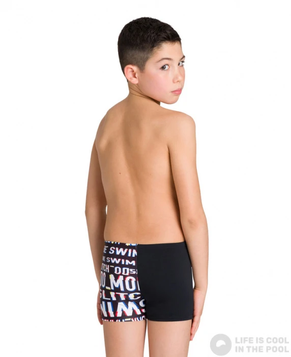 Arena Neon Glitch Short Junior Black/Multi 5 Arena Neon Glitch Short Junior Black/Multi - Image 3