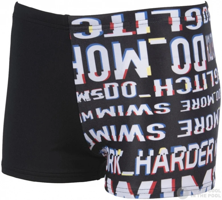Arena Neon Glitch Short Junior Black/Multi 3 Arena Neon Glitch Short Junior Black/Multi