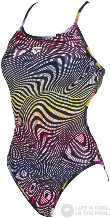 Arena Pop Reversible Challenge Back One Piece Black/Multi 4 Arena Pop Reversible Challenge Back One Piece Black/Multi - Image 2