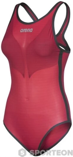 Arena Powerskin Carbon Duo Top Red