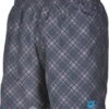 Arena Printed Check 2 Boxer Grey/Turquoise 1 Arena Printed Check 2 Boxer Grey/Turquoise -Swimming Equipment Store arena printed check 2 boxer grey turquoise original