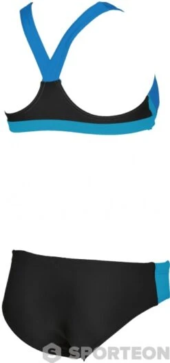 Arena Ren Two Pieces Junior Black/Pix Blue/Turquoise -Swimming Equipment Store arena ren two pieces junior black pix blue turquoise original 2