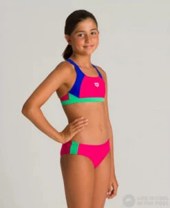 Arena Ren Two Pieces Junior Freak Rose/Neon Blue/Golf Green 9 Arena Ren Two Pieces Junior Freak Rose/Neon Blue/Golf Green -Swimming Equipment Store arena ren two pieces junior freak rose neon blue golf green original 2