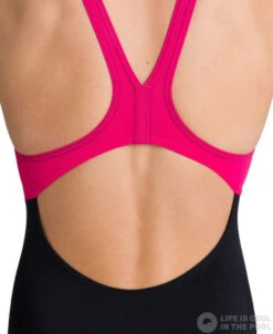 Arena Rhyming Swim Pro Back One Piece Junior Black/Freak Rose -Swimming Equipment Store arena rhyming swim pro back one piece junior black freak rose original 4