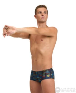 Arena Slow Motion Swim Low Waist Short Black/Multi 9 Arena Slow Motion Swim Low Waist Short Black/Multi -Swimming Equipment Store arena slow motion swim low waist short black multi original 2