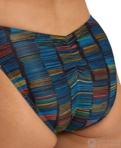 Arena Slow Motion Swimsuit Xcross Back Black/Turquoise/Multi -Swimming Equipment Store arena slow motion swimsuit xcross back black turquoise multi original 5