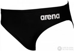 Arena Solid Brief Black