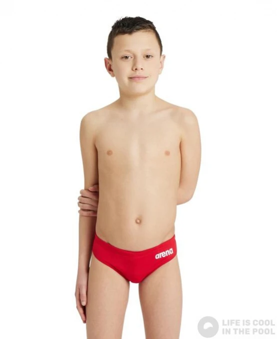Arena Solid Brief Junior Red 4 Arena Solid Brief Junior Red - Image 2