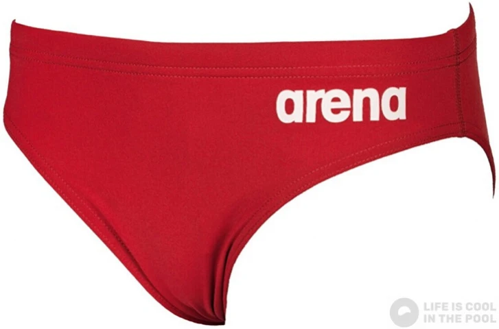 Arena Solid Brief Junior Red 3 Arena Solid Brief Junior Red