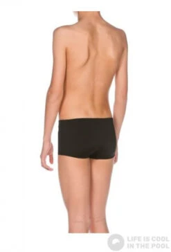 Arena Solid Short Junior Black/White -Swimming Equipment Store arena solid short junior black white original 2