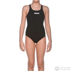 Arena Solid Swim Pro Junior Black -Swimming Equipment Store arena solid swim pro junior black original 2