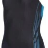 Arena Stamp Swim Pro Back One Piece Junior Black/Turquoise 1 Arena Stamp Swim Pro Back One Piece Junior Black/Turquoise -Swimming Equipment Store arena stamp swim pro back one piece junior black turquoise original