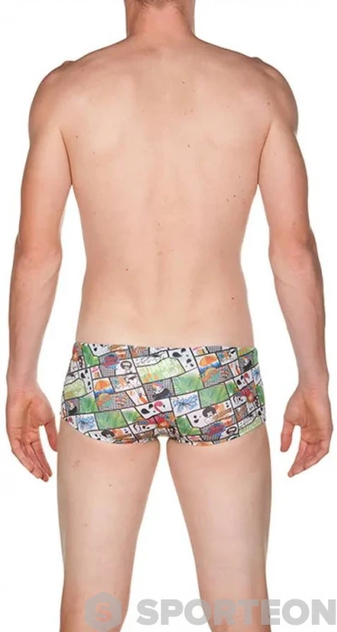 Arena Summer Comics Low Waist Short Shiny Green/Multi 8 Arena Summer Comics Low Waist Short Shiny Green/Multi - Image 6