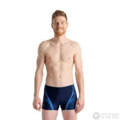 Swimming Equipment Store -Swimming Equipment Store arena swim short graphic navy original 1
