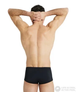 Arena Team Swim Low Waist Short Solid Black -Swimming Equipment Store arena team swim low waist short solid black original 3