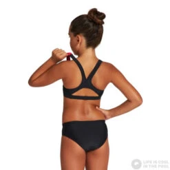 Arena Thrice Two Pieces Junior Black/Anguria/White -Swimming Equipment Store arena thrice two pieces junior black anguria white original 3